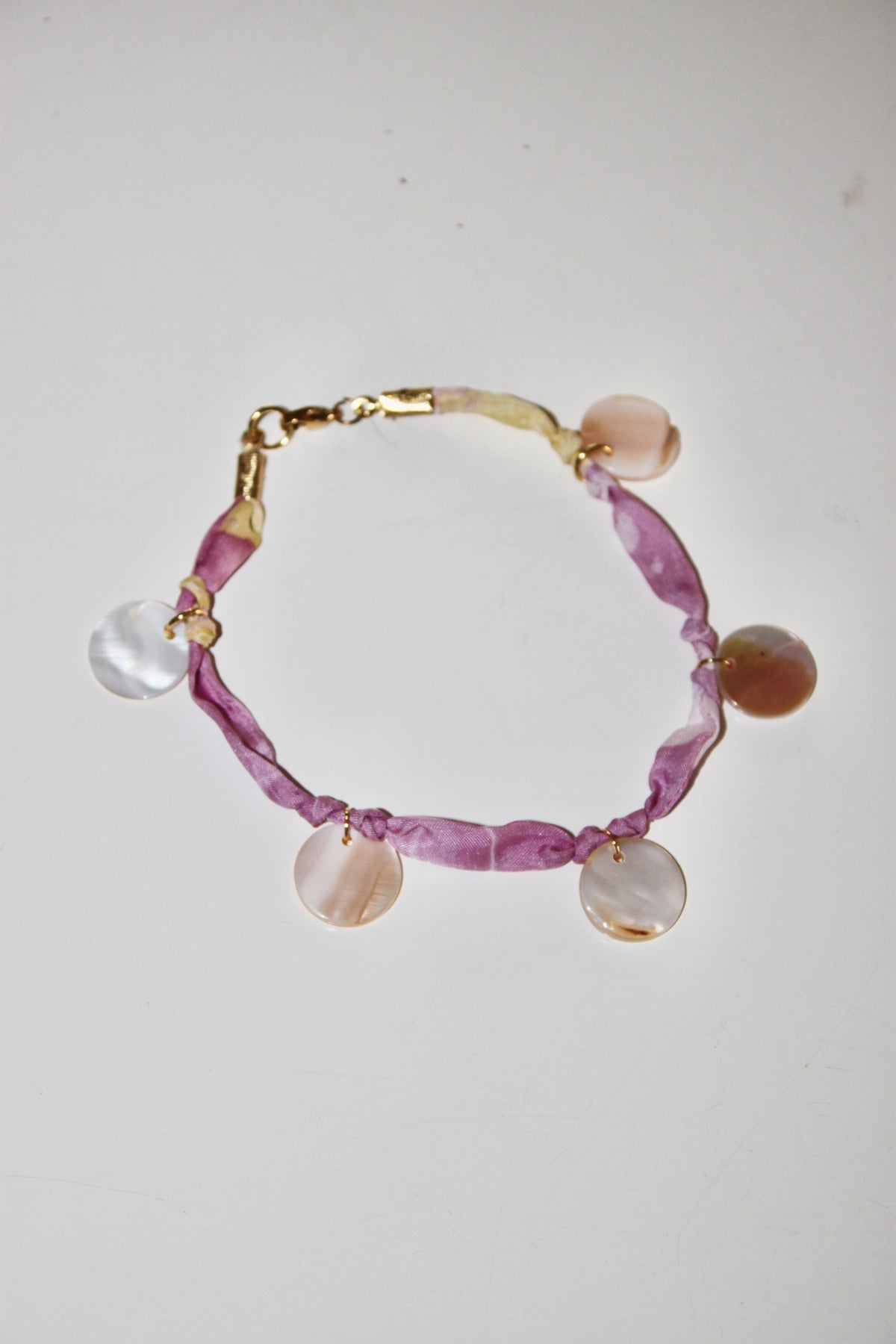 SILK ANKLET - LAVENDER GROVE