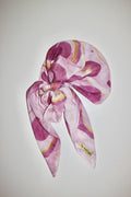 LARGE SILK SCARF -LAVENDER GROVE