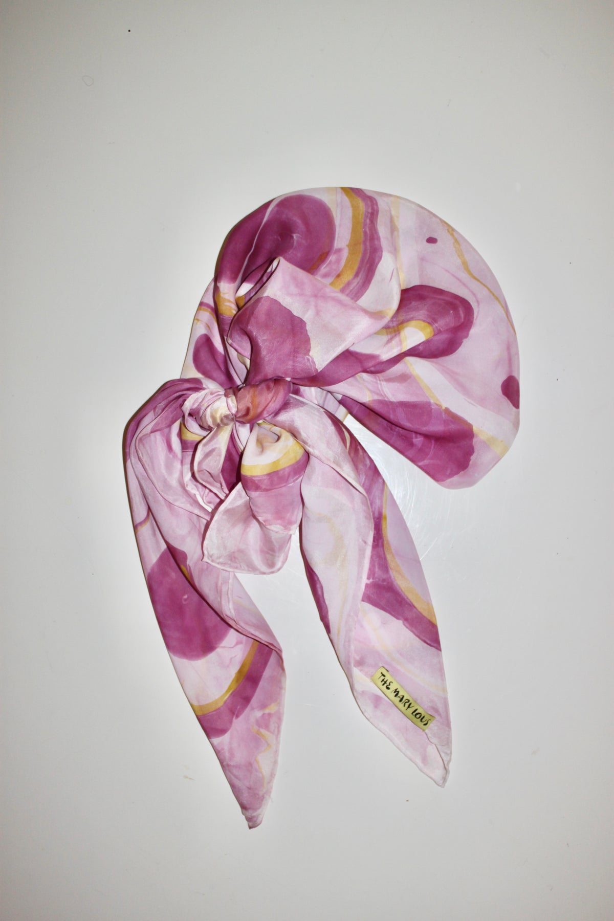 LARGE SILK SCARF -LAVENDER GROVE