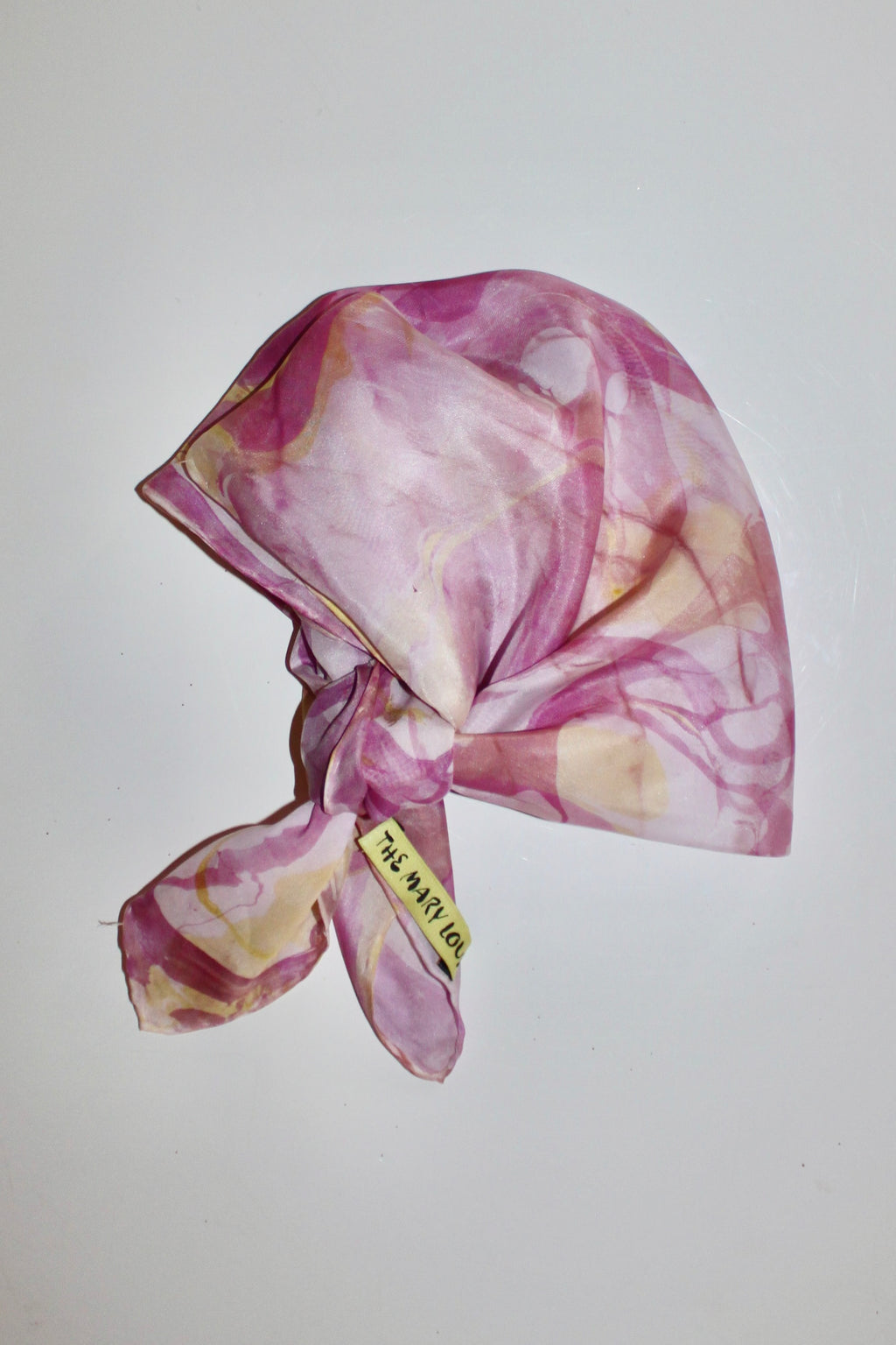 MEDIUM SILK SCARF - LAVENDER GROVE