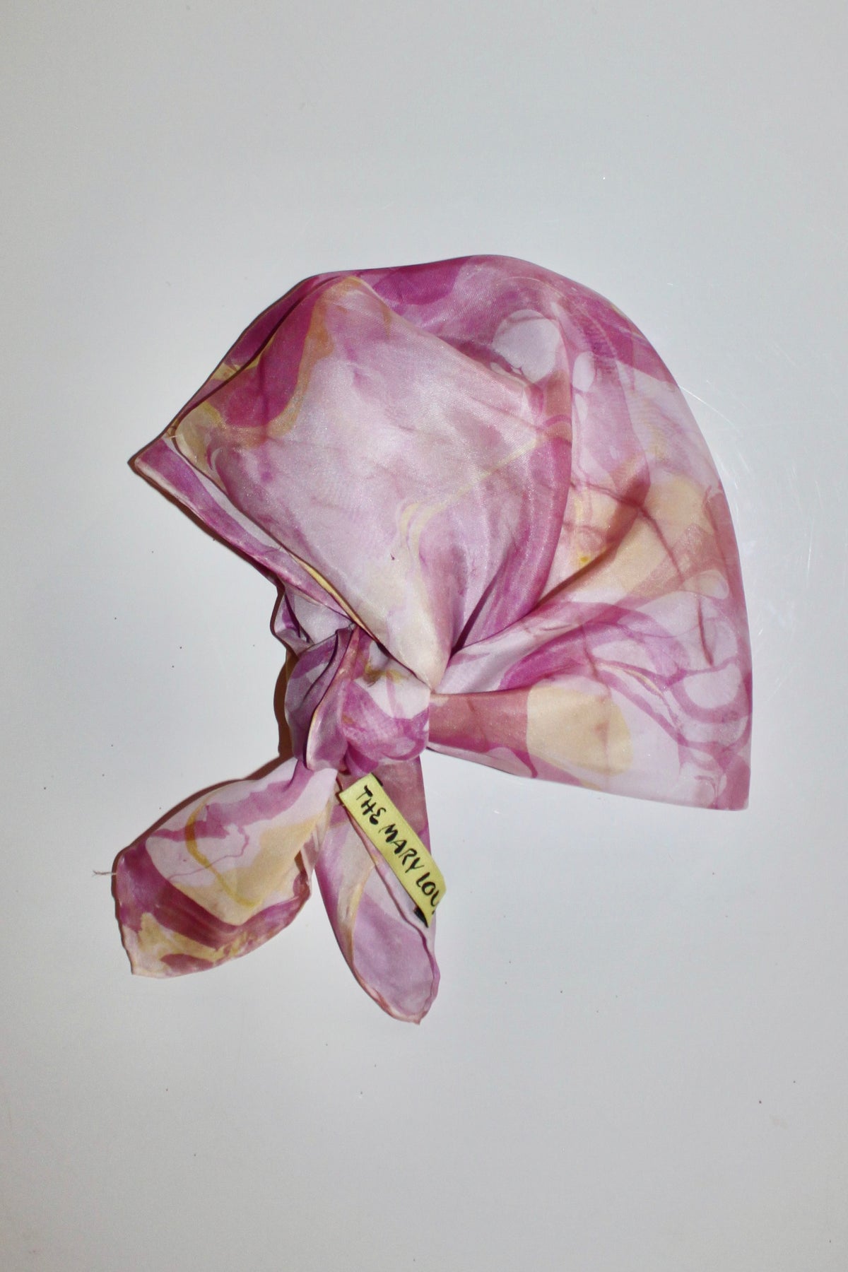 MEDIUM SILK SCARF - LAVENDER GROVE