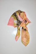 LARGE SILK SCARF - PEACH BELLLINI